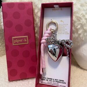 421. Anthropologie heart charm bags 💕